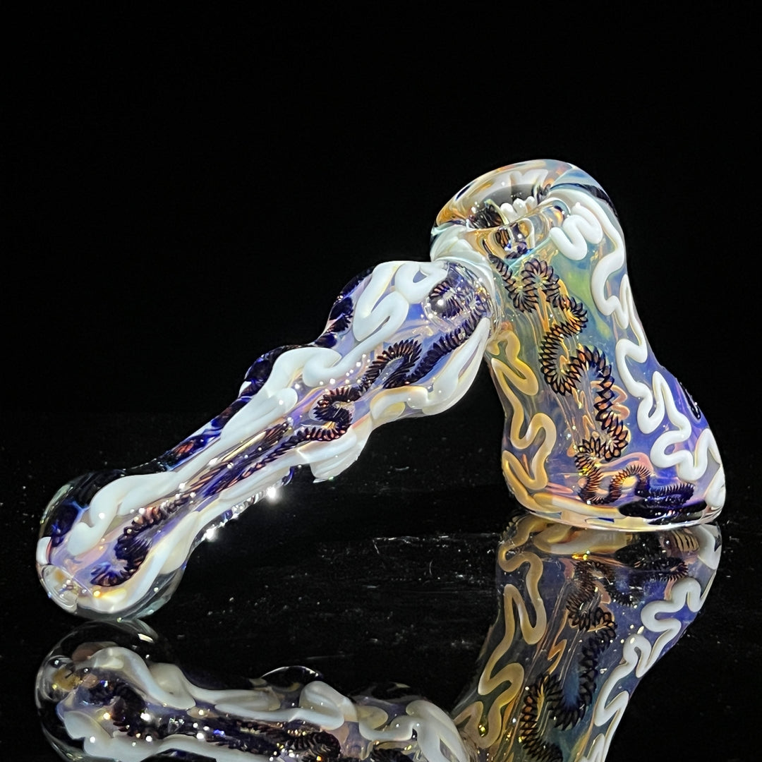 Inside Out Hammer Bubbler Glass Pipe Tiny Mike