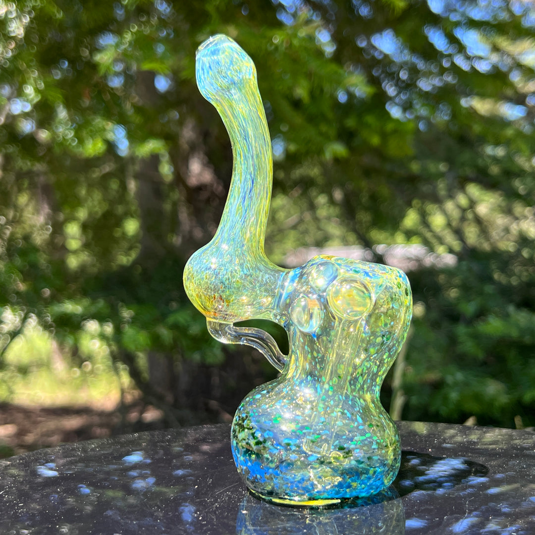 Smooth as Frit Bubbler Glass Pipe Sable Haze   