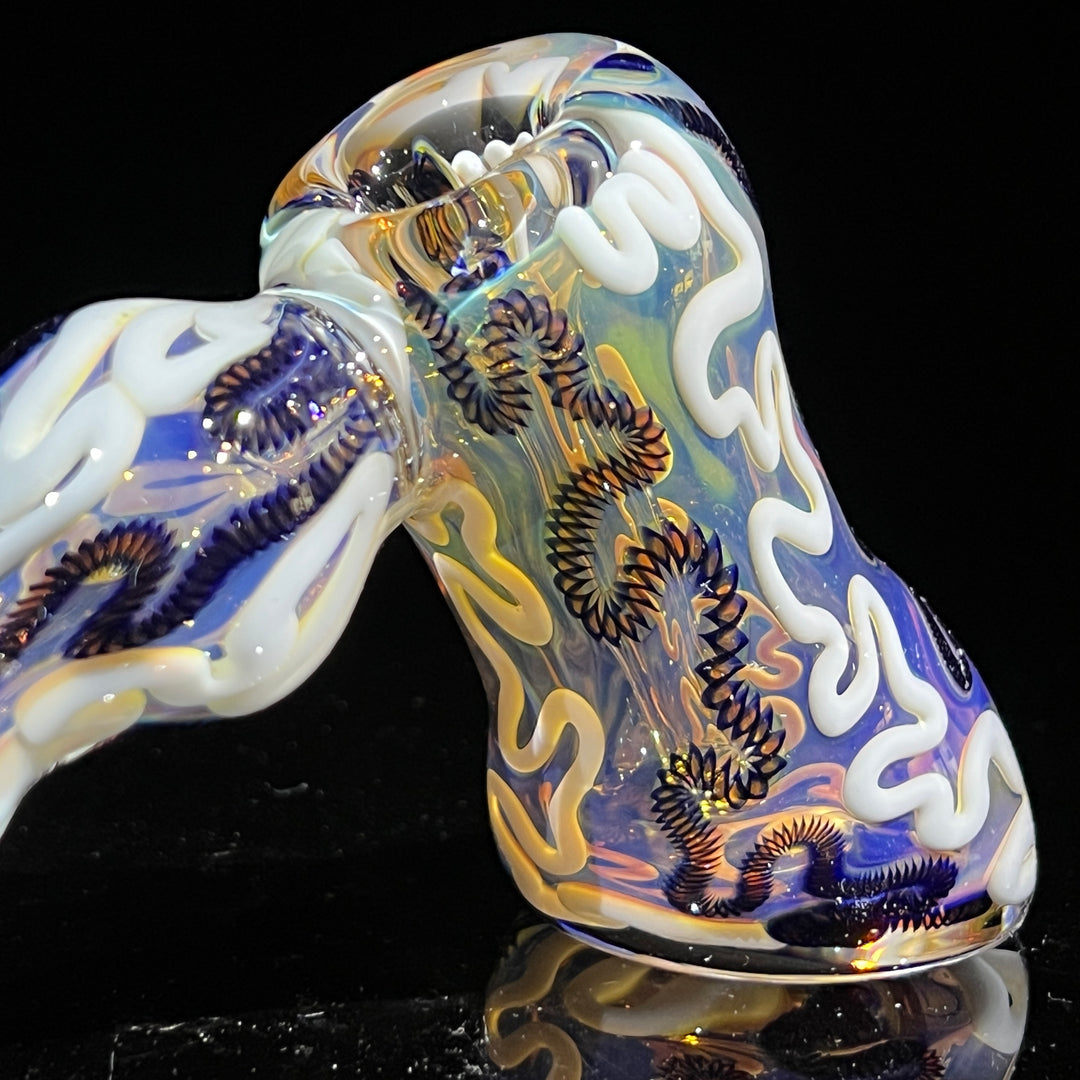 Inside Out Hammer Bubbler Glass Pipe Tiny Mike