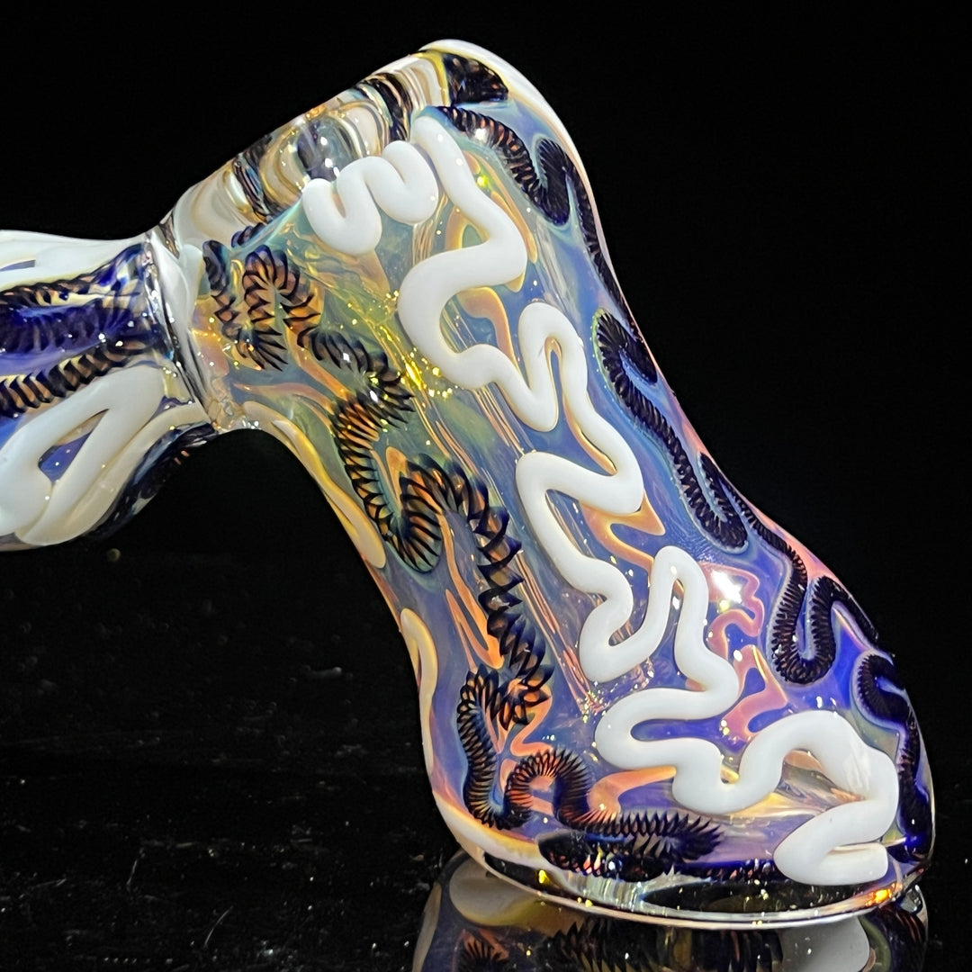 Inside Out Hammer Bubbler Glass Pipe Tiny Mike