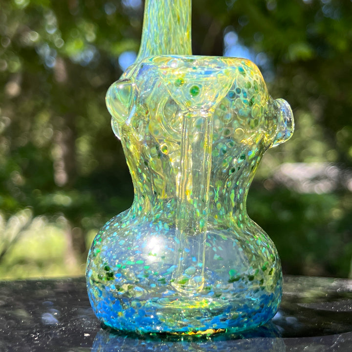 Smooth as Frit Bubbler Glass Pipe Sable Haze   