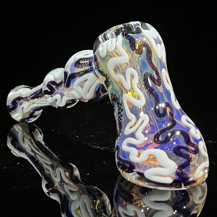 Inside Out Hammer Bubbler Glass Pipe Tiny Mike