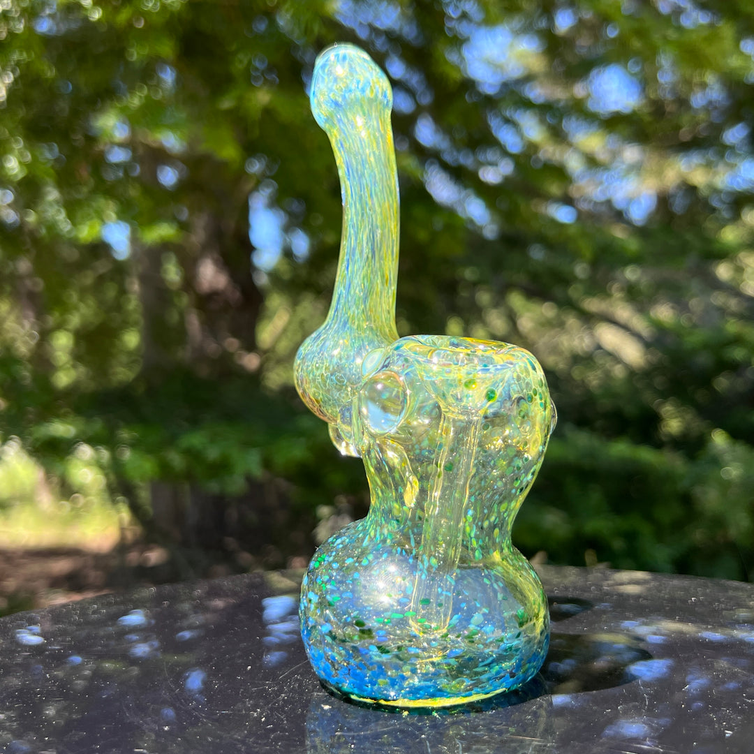 Smooth as Frit Bubbler Glass Pipe Sable Haze   