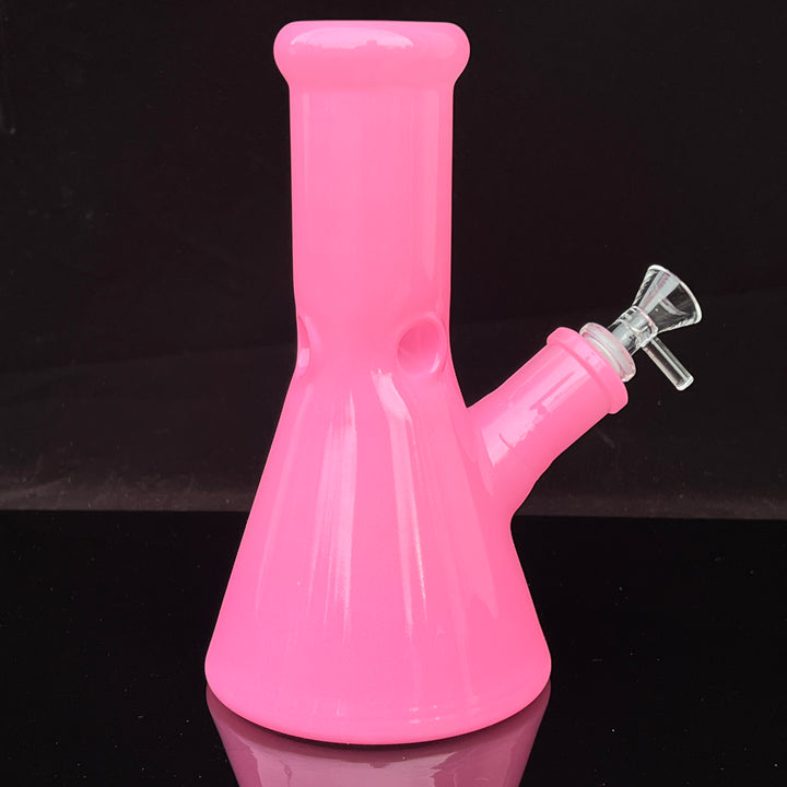 Hot Pink 8.5" Thick 9 mm Bong Glass Pipe TG   