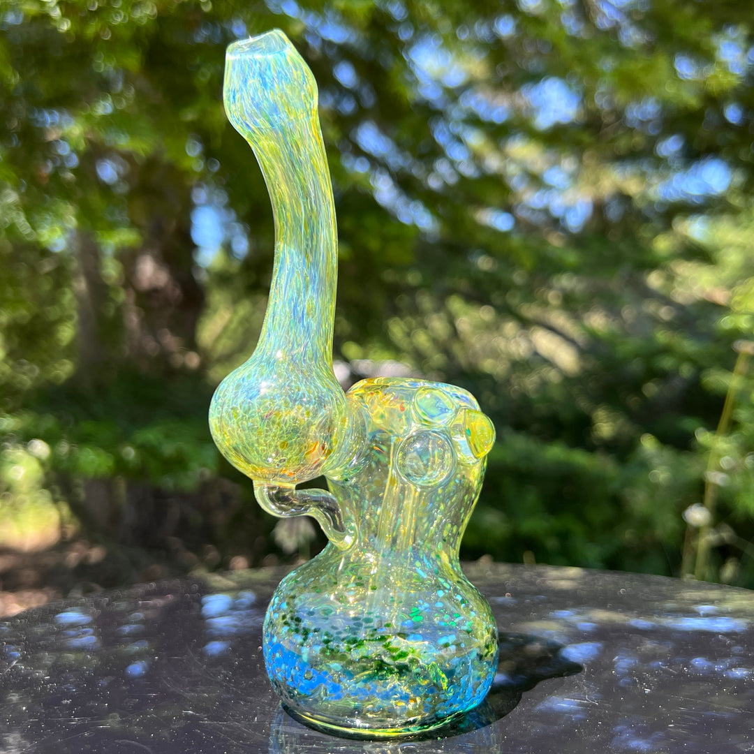 Smooth as Frit Bubbler Glass Pipe Sable Haze   