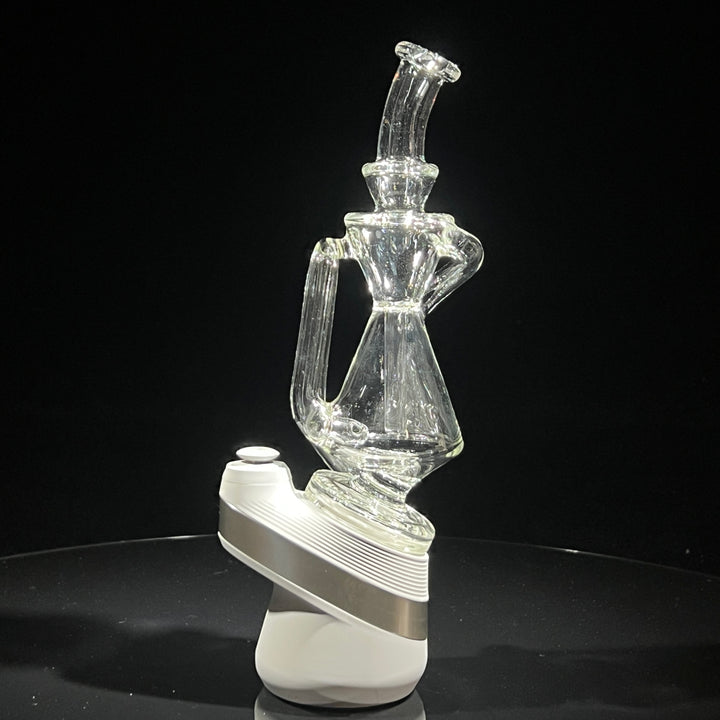 Puffco Peak Clear Recycler Attachment Glass Pipe TG