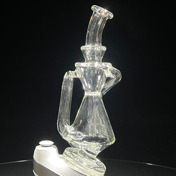 Puffco Peak Clear Recycler Attachment Glass Pipe TG