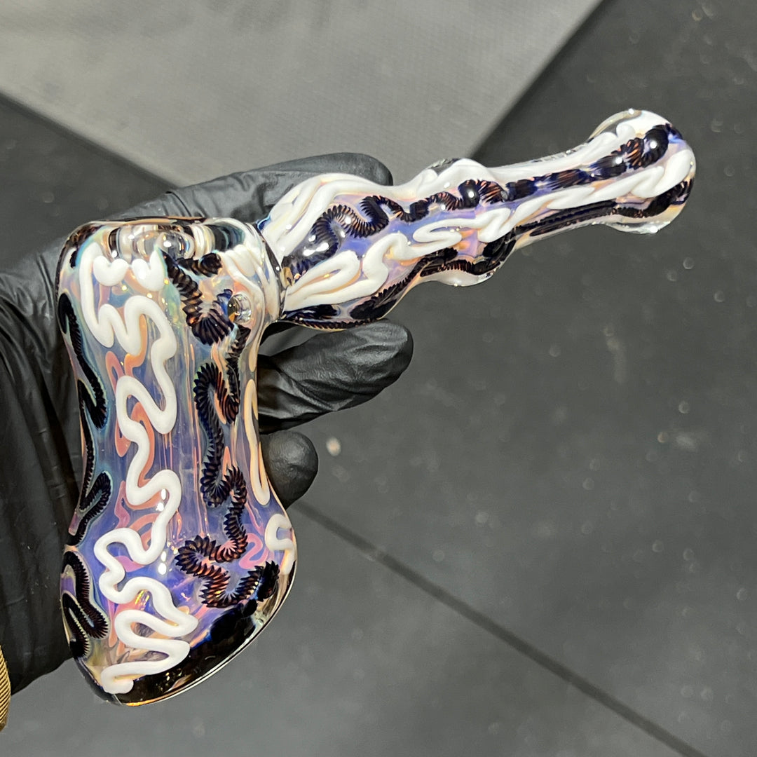 Inside Out Hammer Bubbler Glass Pipe Tiny Mike