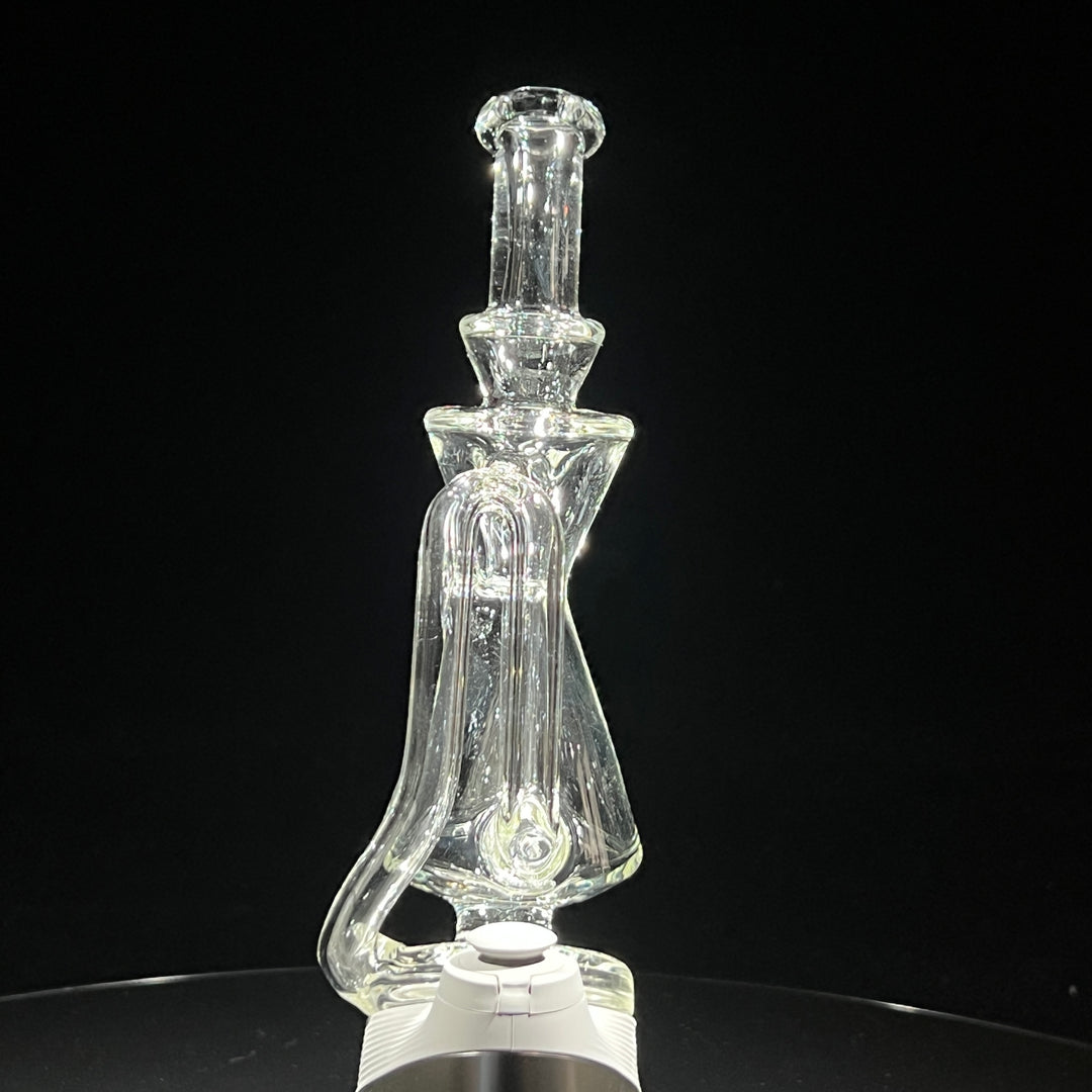 Puffco Peak Clear Recycler Attachment Glass Pipe TG