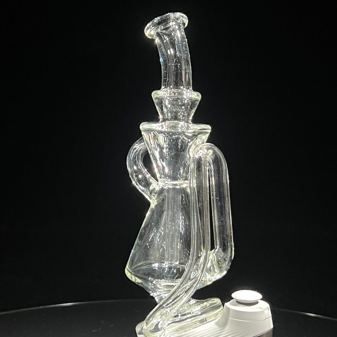 Puffco Peak Clear Recycler Attachment Glass Pipe TG