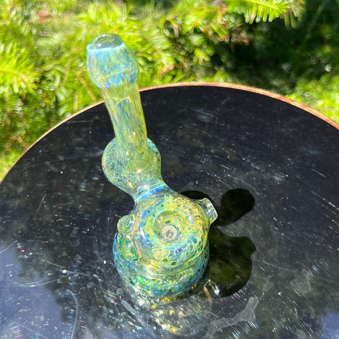 Smooth as Frit Bubbler Glass Pipe Sable Haze   