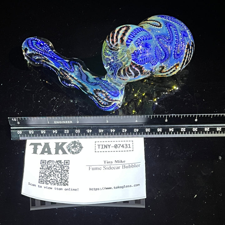 Fume Sidecar Bubbler Glass Pipe Tiny Mike