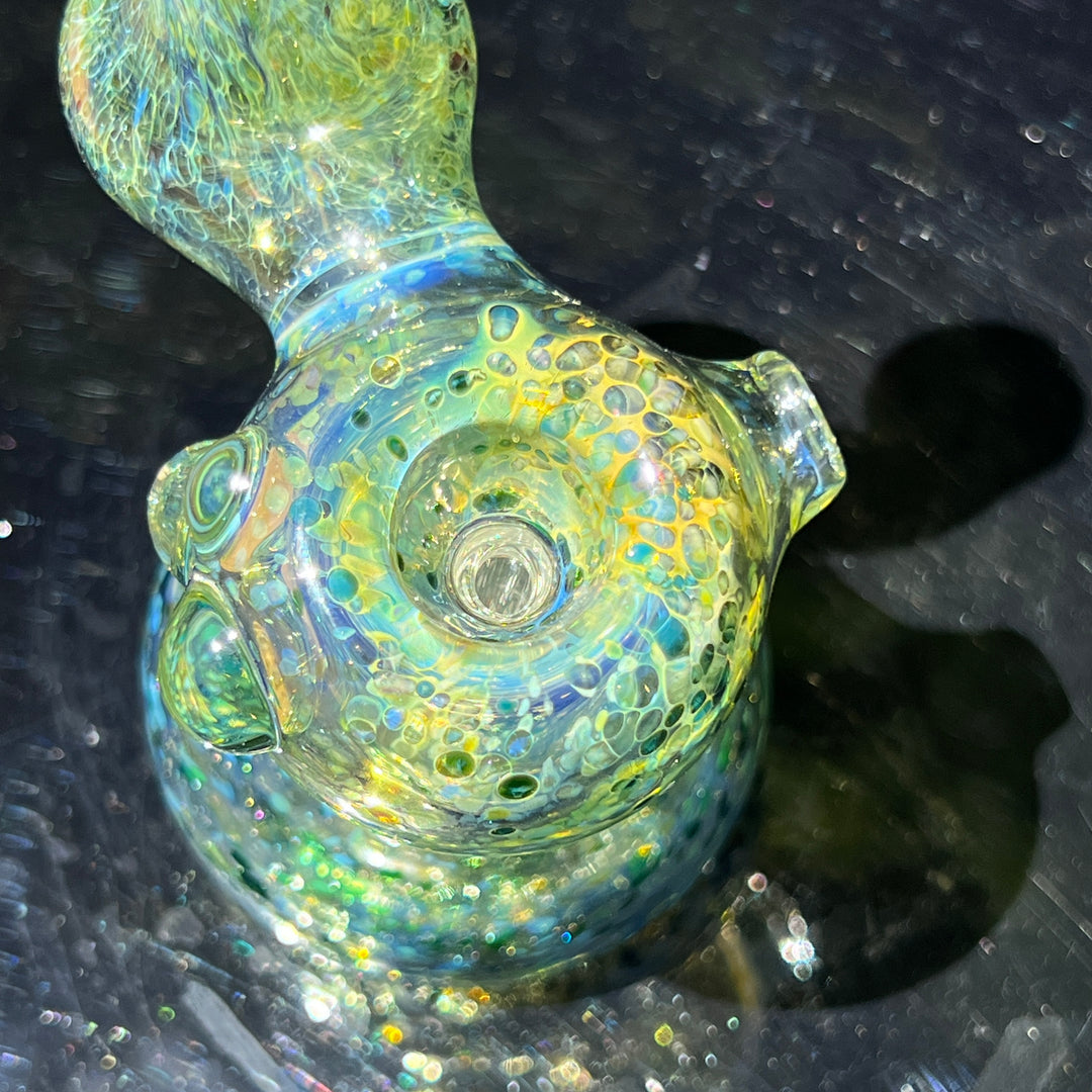 Smooth as Frit Bubbler Glass Pipe Sable Haze   