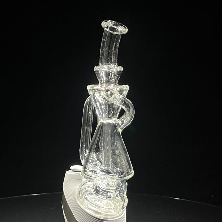 Puffco Peak Clear Recycler Attachment Glass Pipe TG