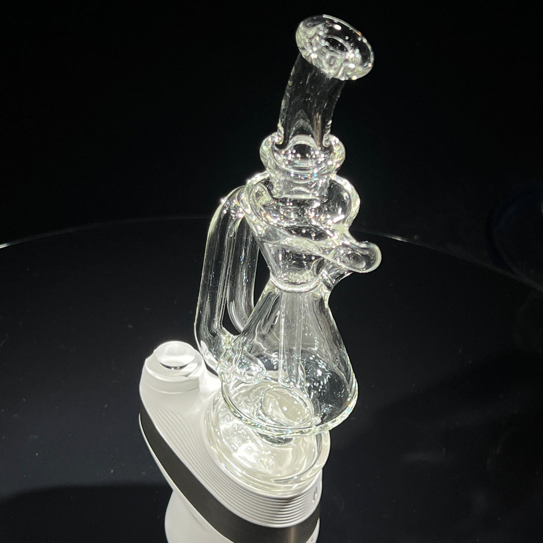 Puffco Peak Clear Recycler Attachment Glass Pipe TG