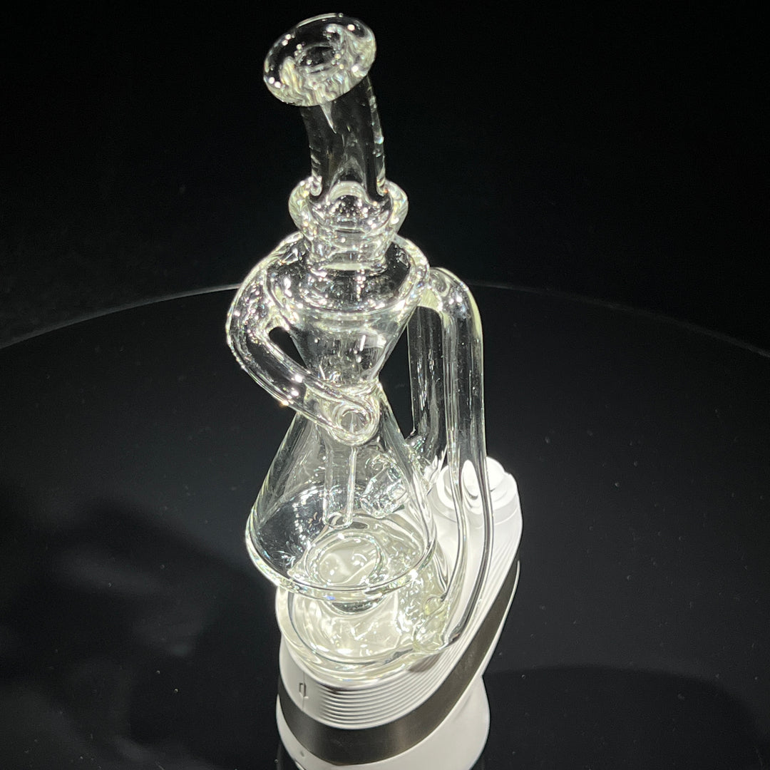 Puffco Peak Clear Recycler Attachment Glass Pipe TG