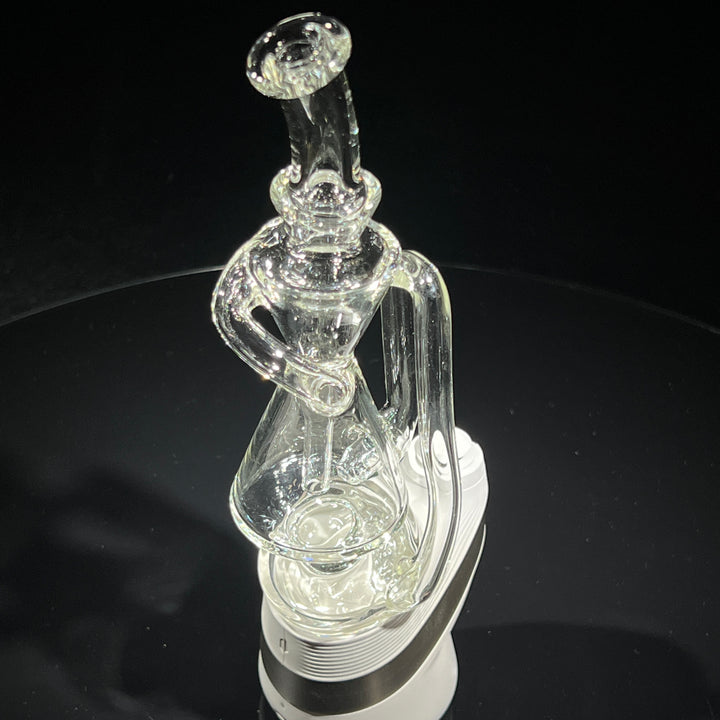 Puffco Peak Clear Recycler Attachment Glass Pipe TG