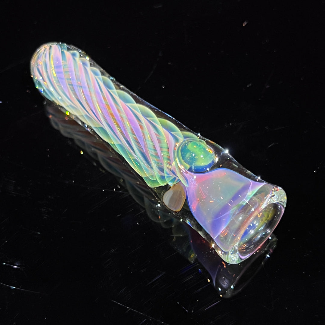 Thick Fume Chillum Glass Pipe Chuck Glass   