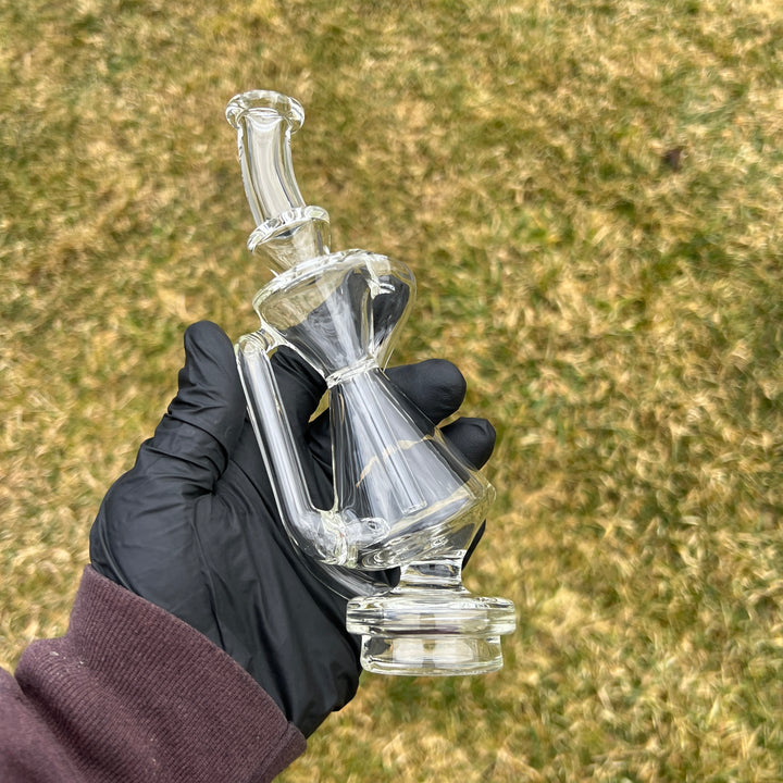 Puffco Peak Clear Recycler Attachment Glass Pipe TG