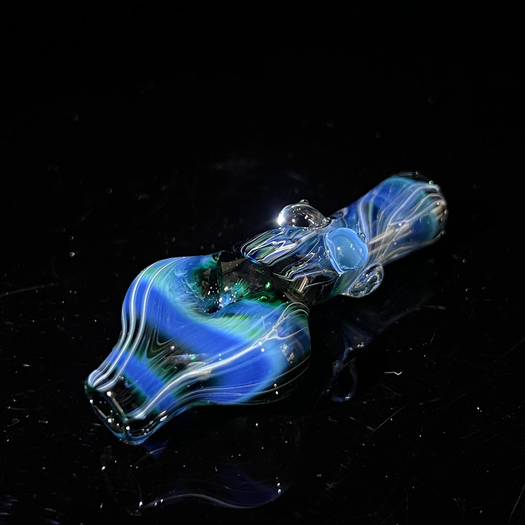 Exp Green Sister Chillum Glass Pipe Sable Haze   