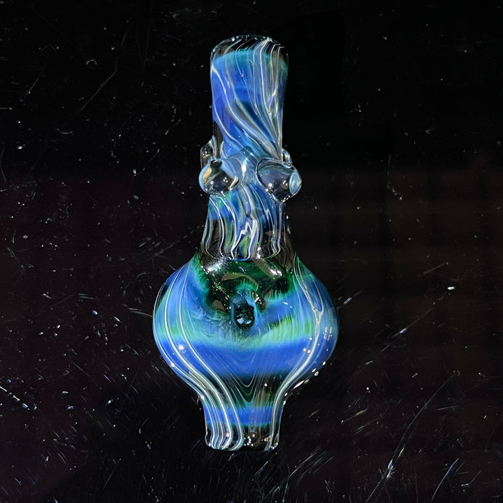 Exp Green Sister Chillum Glass Pipe Sable Haze   