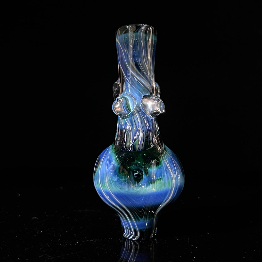 Exp Green Sister Chillum Glass Pipe Sable Haze   