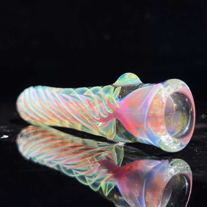 Thick Fume Chillum Glass Pipe Chuck Glass   