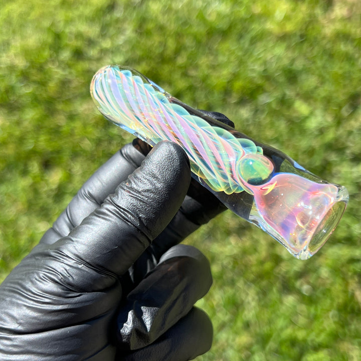 Thick Fume Chillum Glass Pipe Chuck Glass   