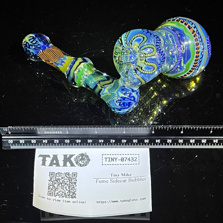 Fume Sidecar Bubbler Glass Pipe Tiny Mike