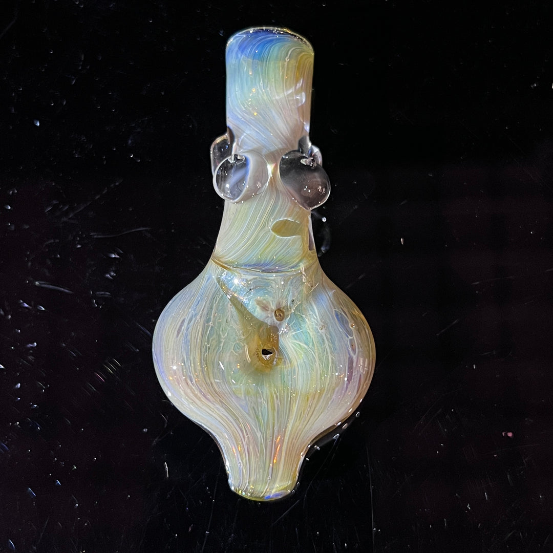 Golden Sister Chillum Glass Pipe Sable Haze   