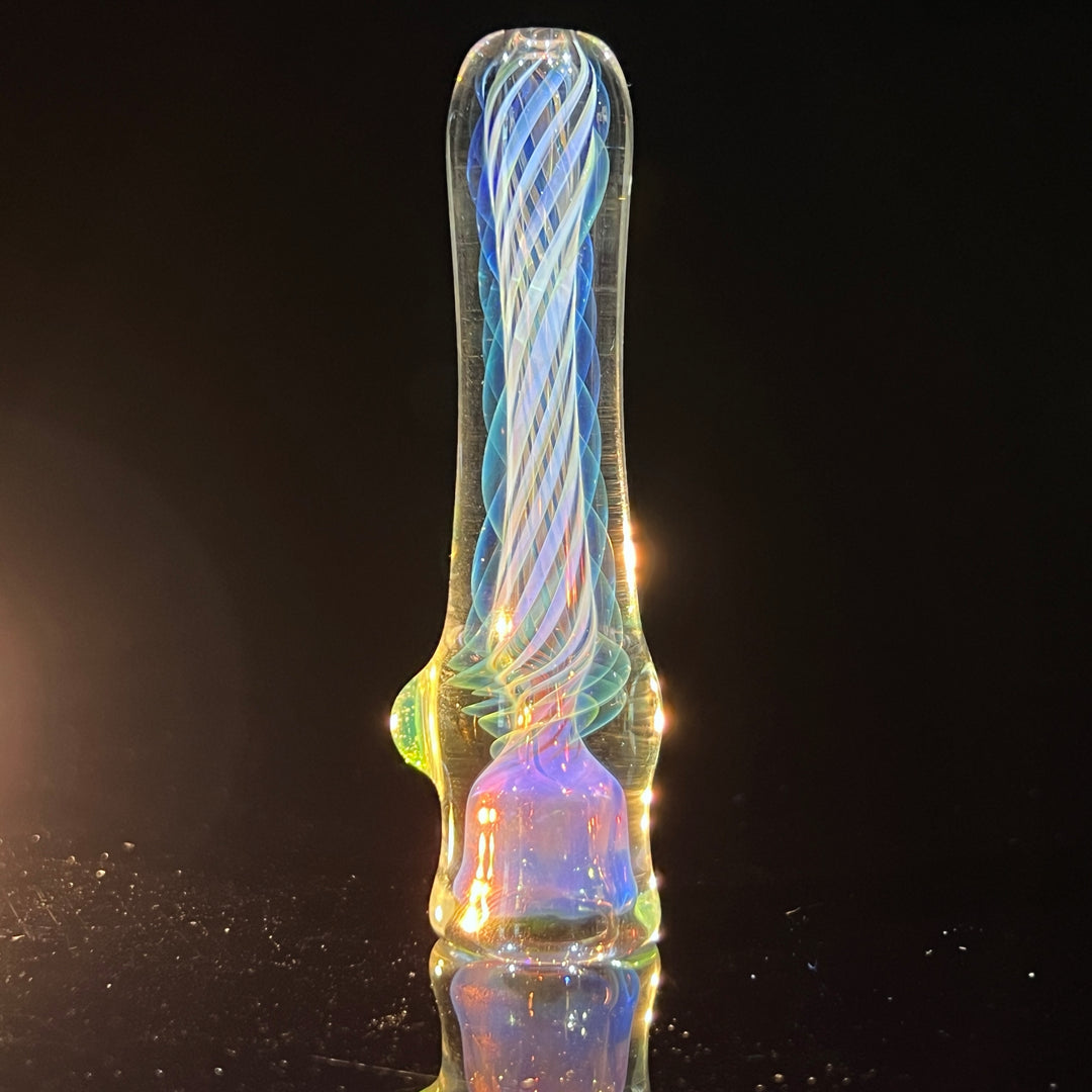 Thick Fume Chillum Glass Pipe Chuck Glass   