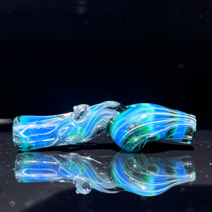 Exp Green Sister Chillum Glass Pipe Sable Haze   