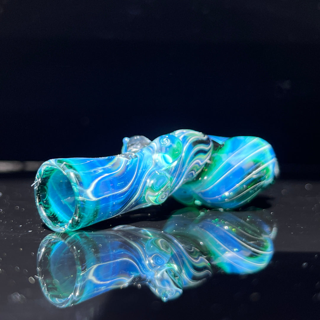 Exp Green Sister Chillum Glass Pipe Sable Haze   