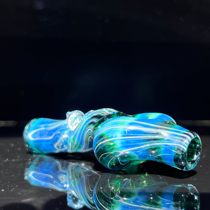 Exp Green Sister Chillum Glass Pipe Sable Haze   