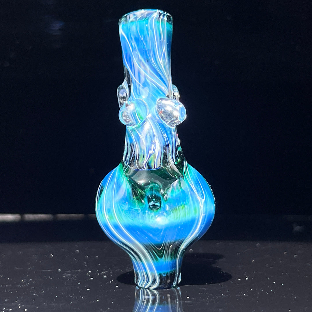 Exp Green Sister Chillum Glass Pipe Sable Haze   