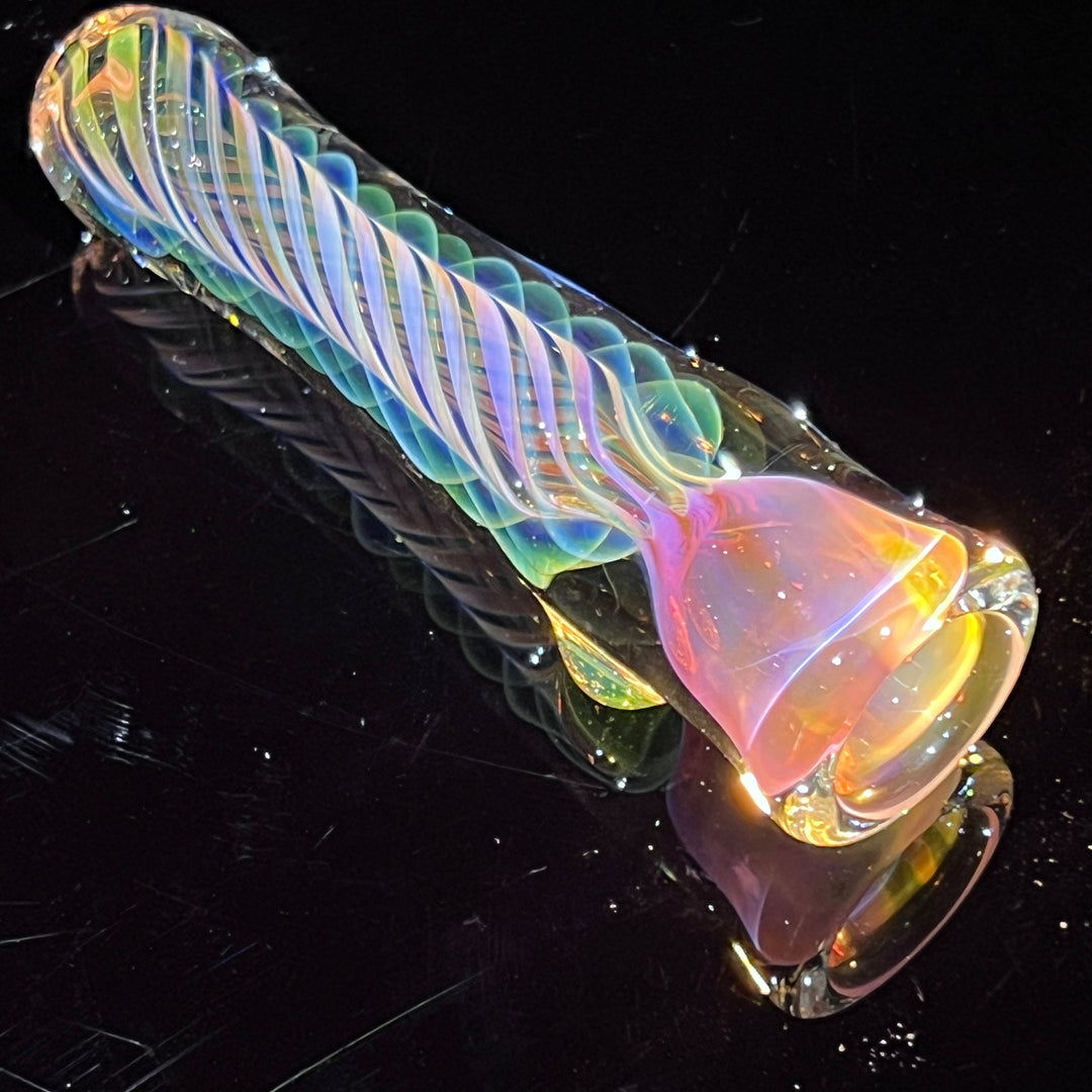 Thick Fume Chillum Glass Pipe Chuck Glass   