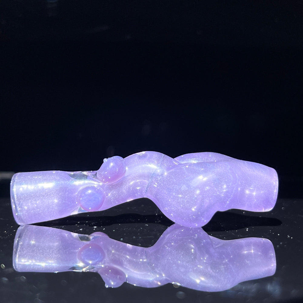 Purple Sister Chillum Glass Pipe Sable Haze   