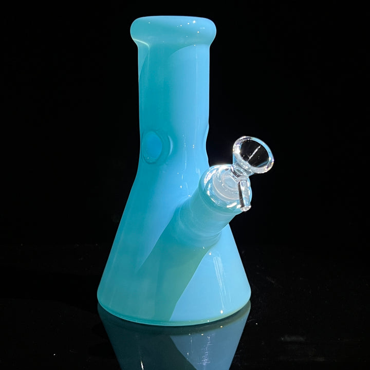 Bright Blue 8.5" Thick 9 mm Bong Glass Pipe TG   