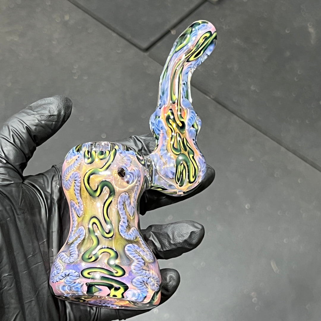 Sherlock Bubbler Glass Pipe Tiny Mike