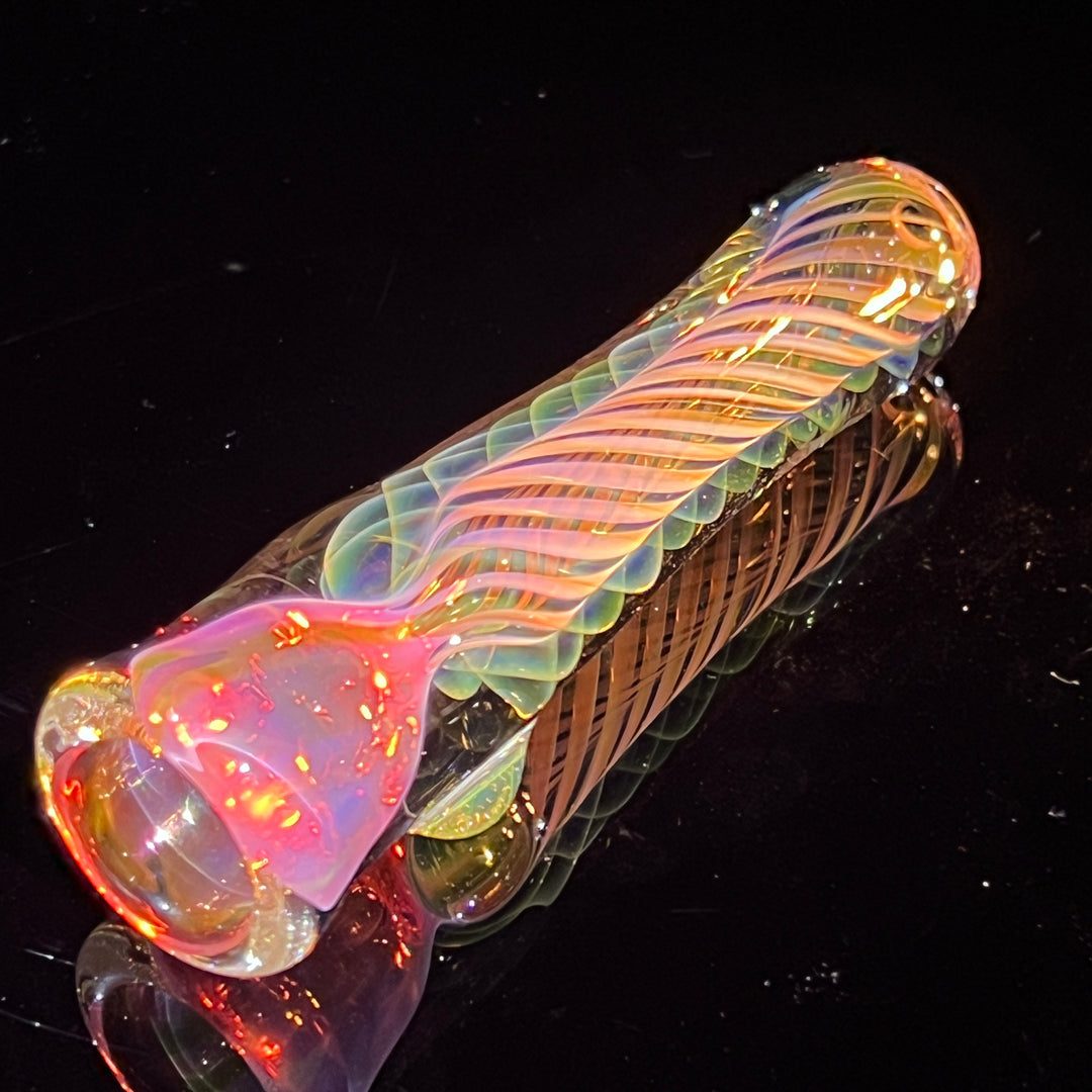 Thick Fume Chillum Glass Pipe Chuck Glass   