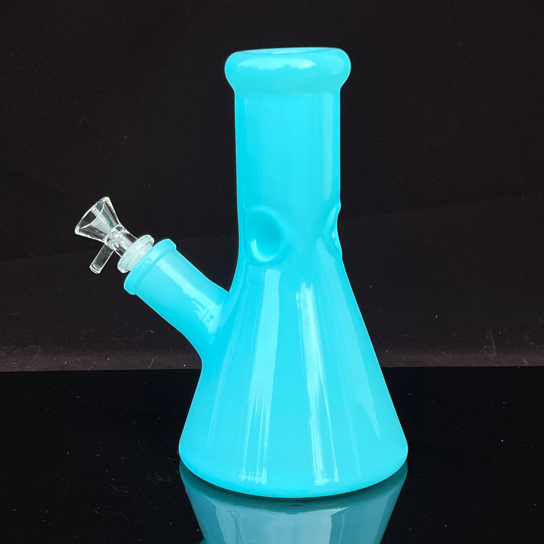 Bright Blue 8.5" Thick 9 mm Bong Glass Pipe TG   