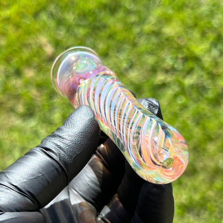 Thick Fume Chillum Glass Pipe Chuck Glass   