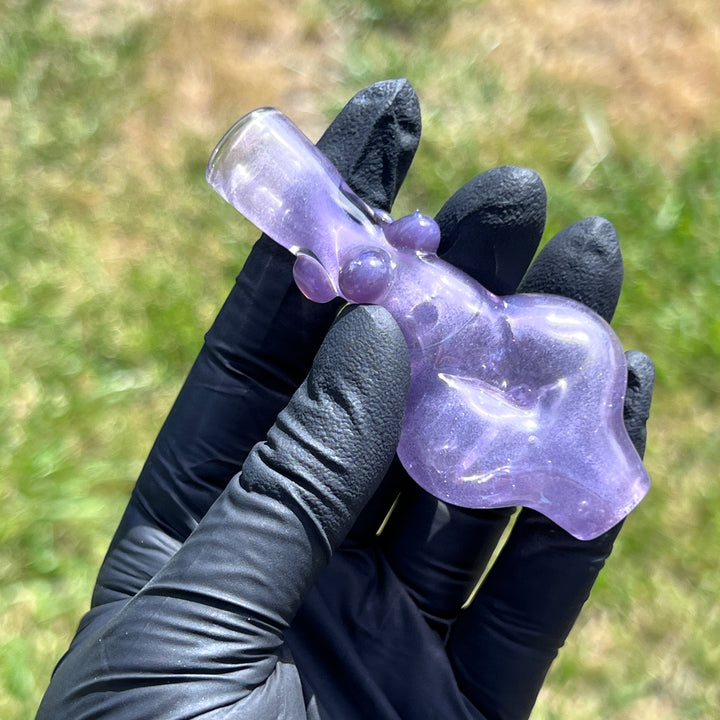 Purple Sister Chillum Glass Pipe Sable Haze   