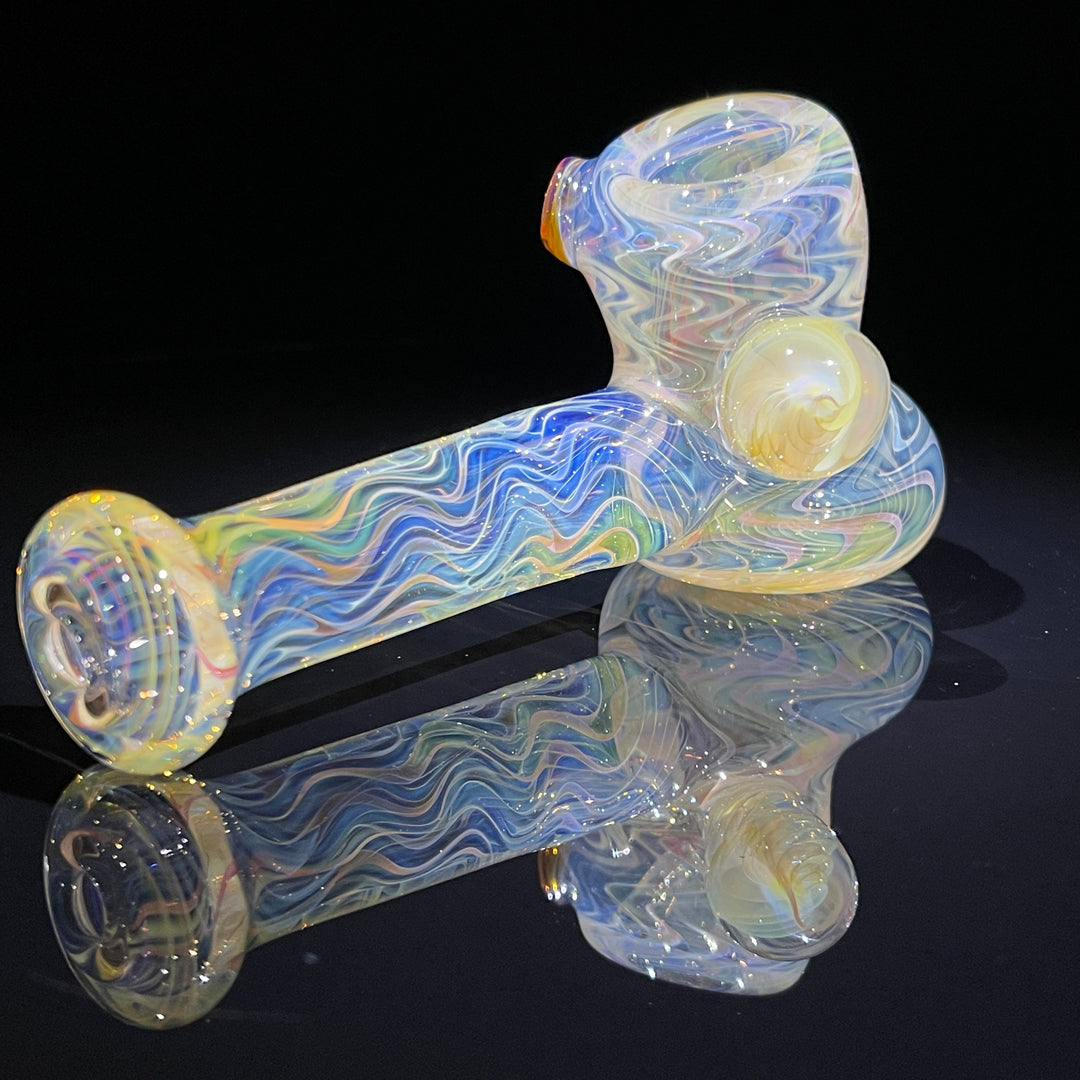 Twisted Fume Hammer Glass Pipe Zafa Glass