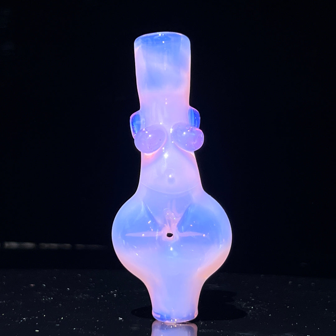 Pink Sister Chillum Glass Pipe Sable Haze   