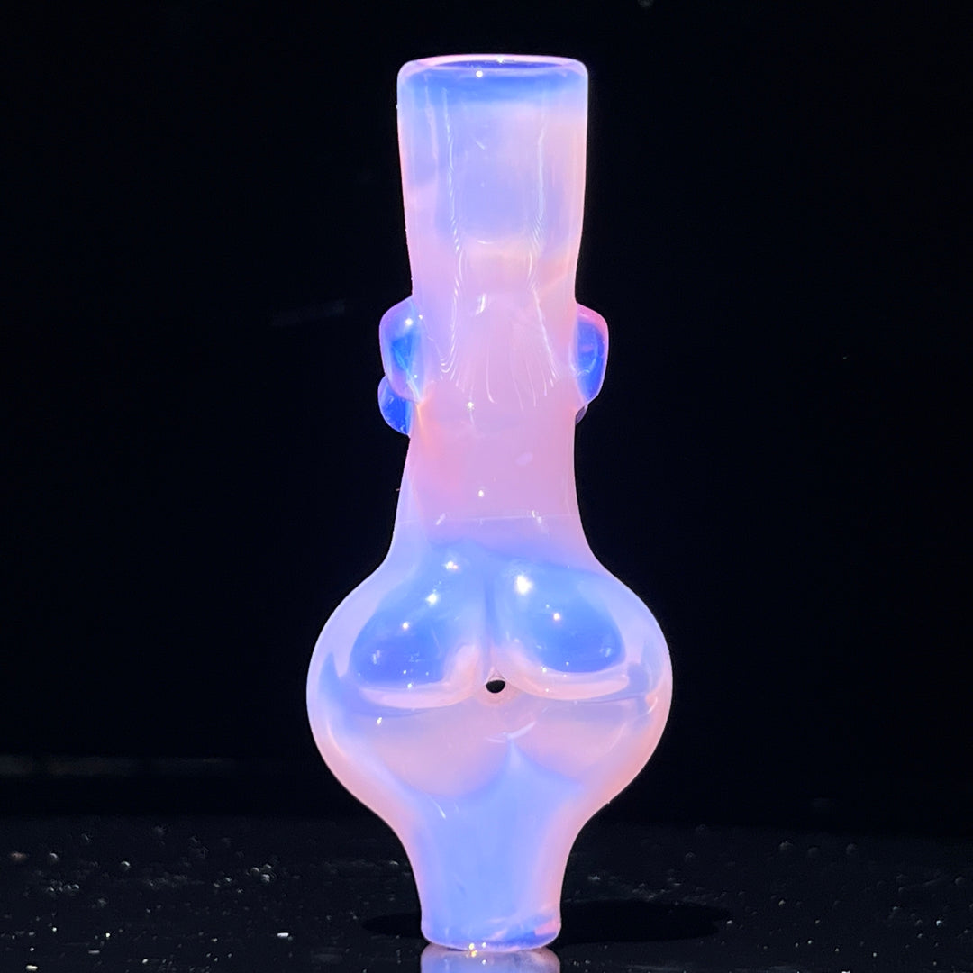 Pink Sister Chillum Glass Pipe Sable Haze   