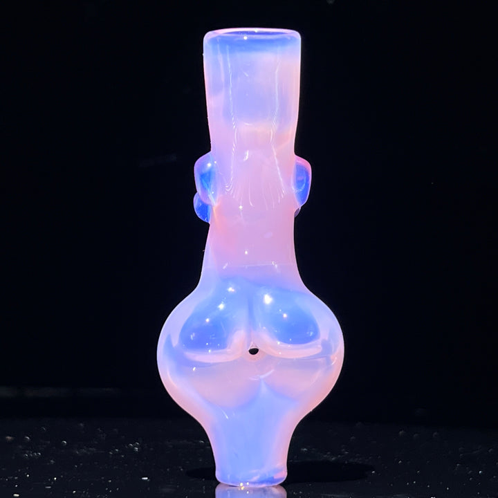 Pink Sister Chillum Glass Pipe Sable Haze   