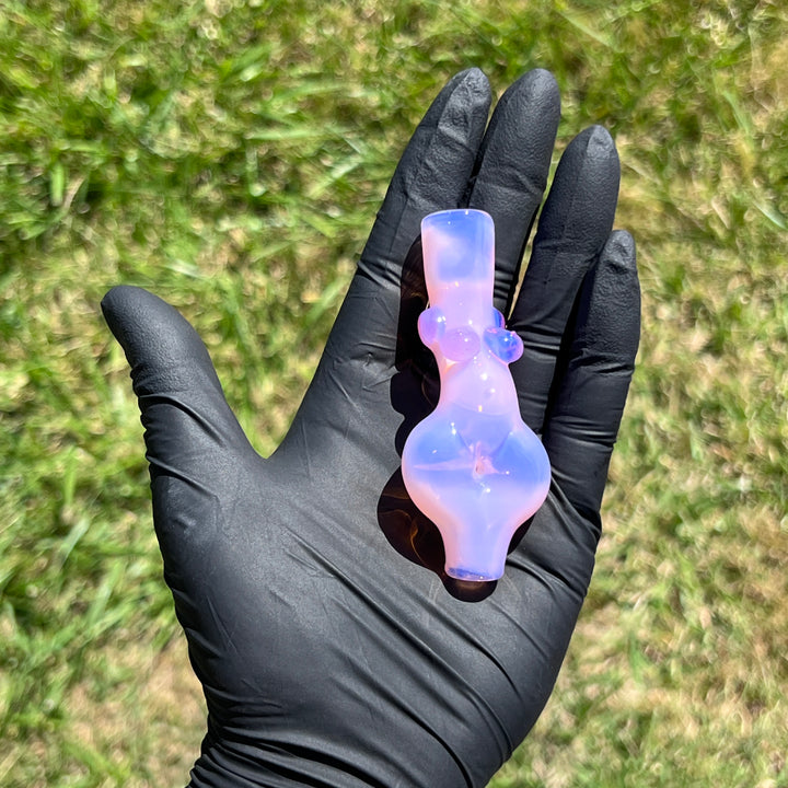 Pink Sister Chillum Glass Pipe Sable Haze   