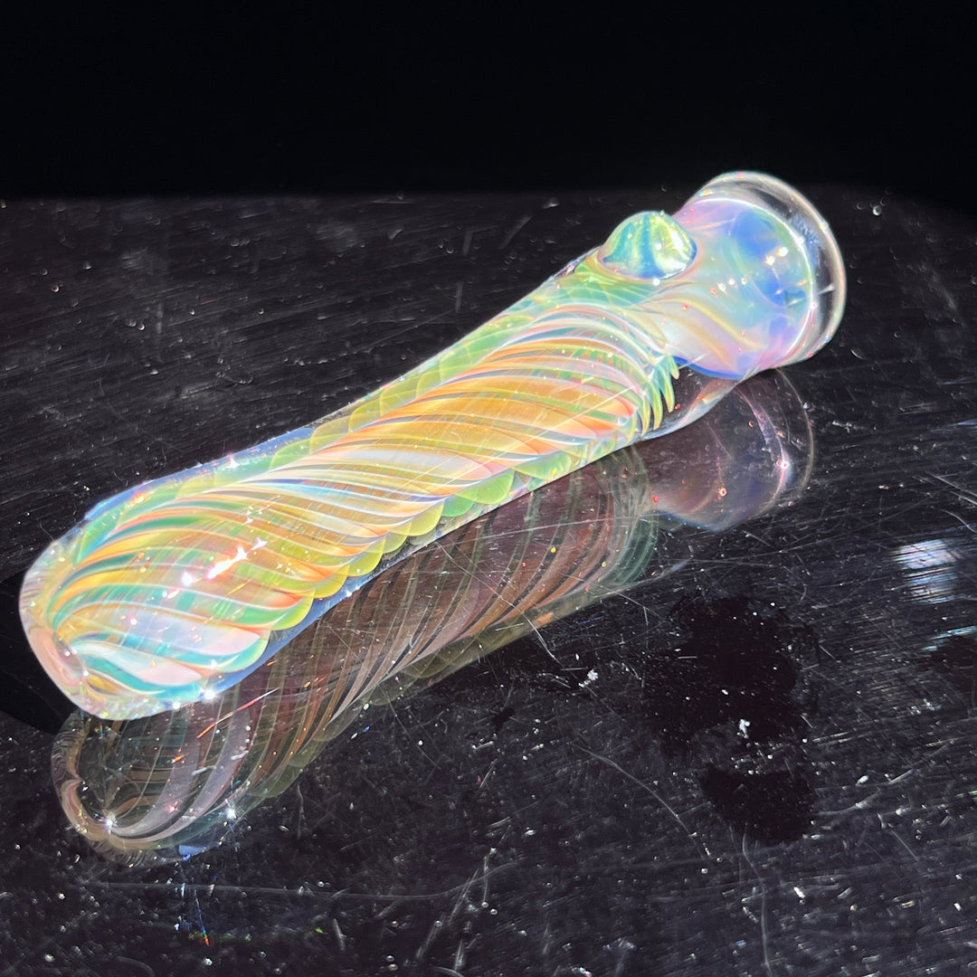 Thick Fume Chillum Glass Pipe Chuck Glass   