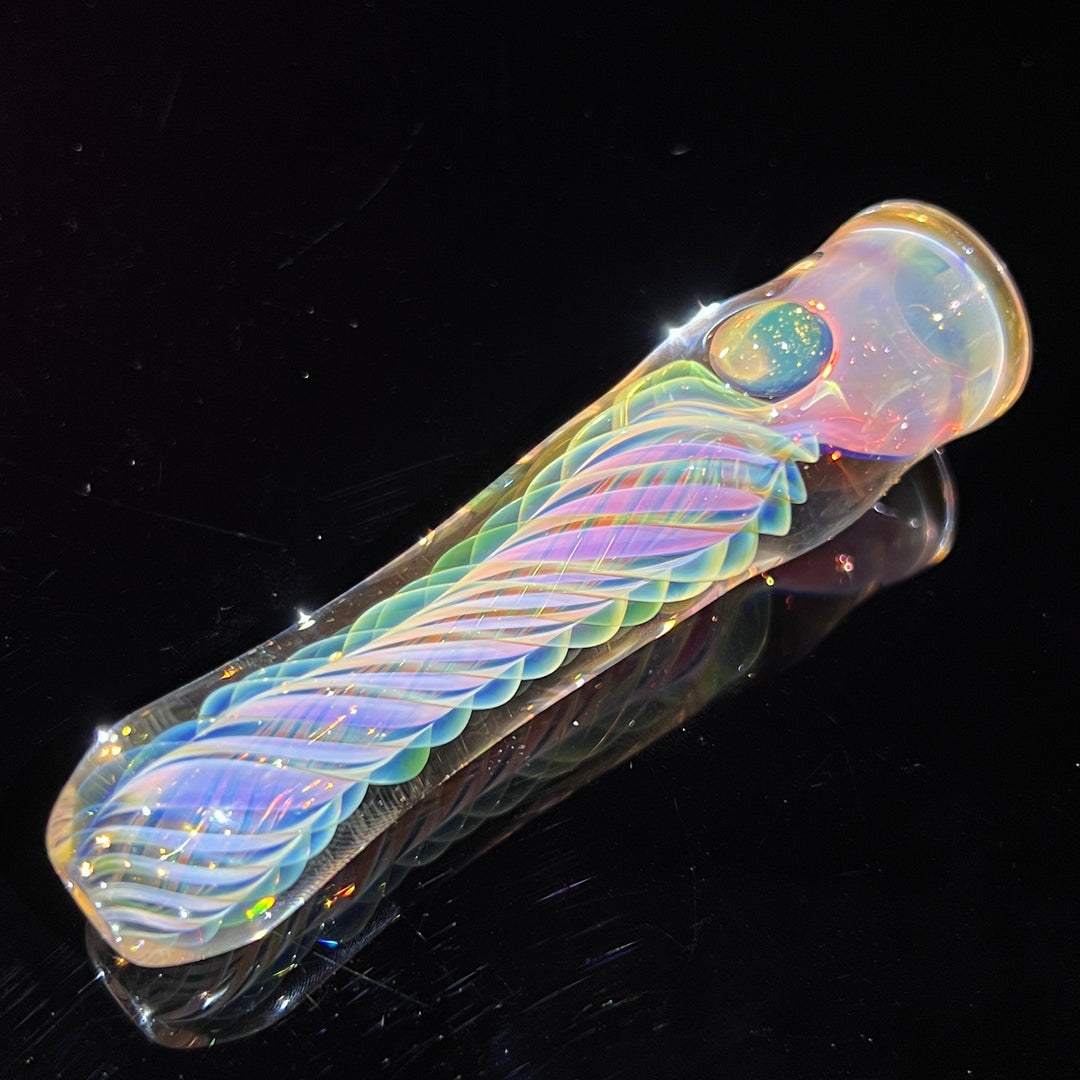 Thick Fume Chillum Glass Pipe Chuck Glass   